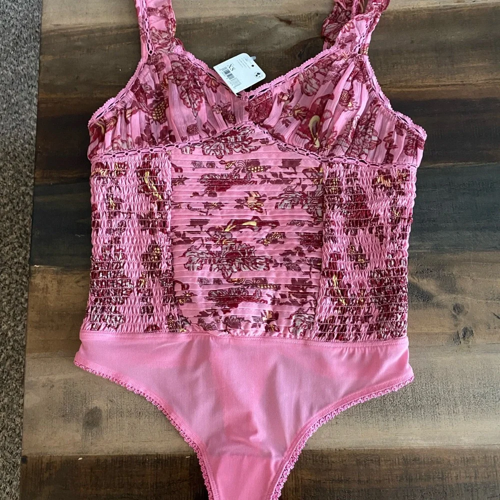 NWT Free People Weekend Plans Bodysuit - Picture 2 of 12